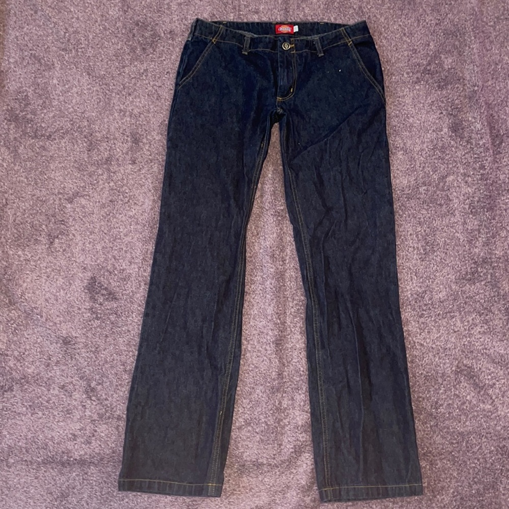 Vintage Low waisted Dickies cargo jeans flared